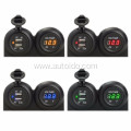 USB Car Charger Voltmeter Voltage Meter Led USB